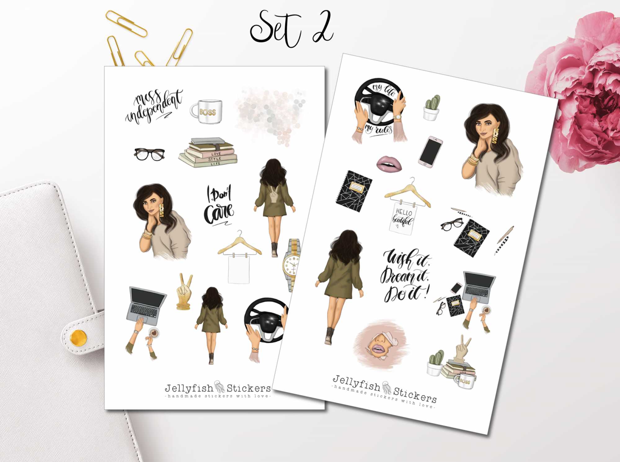 Girl Girlboss Sticker Set